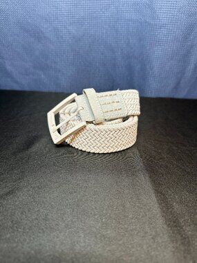 Travis Mathew Cuater Staggerwing Woven Stretch Belt, Size 38 Casual Golf Preppy